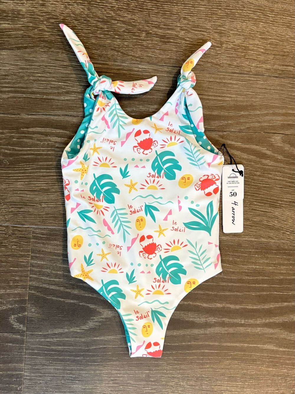 Feather 4 Arrow Skye Reversible One-Piece - Size 2T NEW!